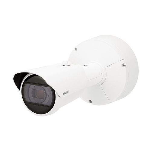 Hanwha Vision XNO-6123R Cámara bullet IP 2Mpx, óptica motorizada 5.2-62.4mm, IR 90m, WDR 150dB, IA analítica avanzada, cibersegu
