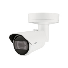 Hanwha Vision XNO-C7083R Cámara bullet IP 4Mpx, óptica motorizada 2.8-12mm, IR 40m, WDR, 60ips, IA analítica avanzada, cibersegu
