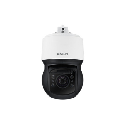 Comprar Hanwha Vision XNP-6400RW Domo PTZ IP 2Mpx, zoom x40, IR 200m, WDR 150dB, IA analítica avanzada, ciberseguridad, 60ips, autotracking, limpia, IP66, IK10, NEMA4X, HiPoE.