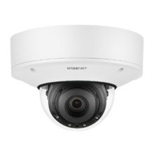 Hanwha Vision XNV-6083R Cámara mini-domo IP 2Mpx, óptica motorizada 2.8-12mm, IR 50m, WDR 150dB, IA analítica avanzada, ciberseg