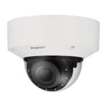 Hanwha Vision XNV-C6083R Cámara mini-domo IP 2Mpx, óptica motorizada 2.8-12mm, IR 40m, WDR 150dB, IA analítica avanzada, ciberse