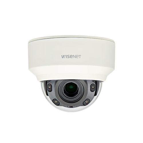 Hanwha Vision XNV-L6080R Cámara mini-domo IP 2Mpx óptica motorizada 3.2-10mm, IR 30m, WDR, SD, IP66, IK10, PoE.