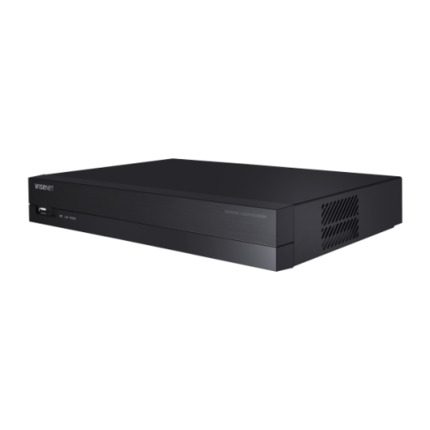 Comprar XRN-420S (NO HDD) NVR de 4 ch PoE, hasta 8Mpx, 100 Mbps, H.265, videoestructuralización objetos con cam IA Wisenet, 1 HDD (n.i.), VGA/HDMI.