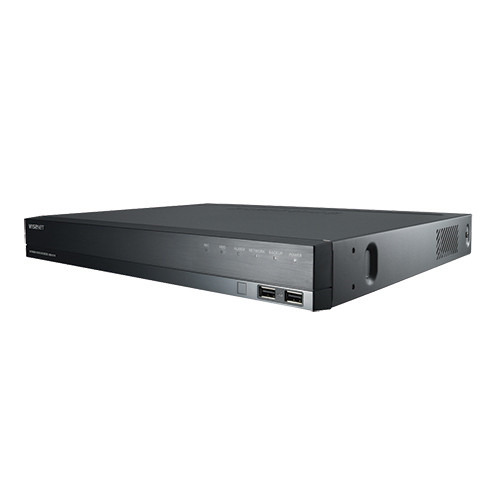 Hanwha Vision XRN-820S (NO HDD) NVR de 8 ch PoE, hasta 8Mpx, 50 Mbps, ciberseguridad, H.265, videoestructuralización objetos con