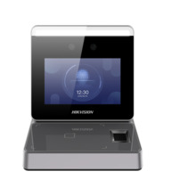 HIKVISION ACCESS CONTROL DS-K1F600U-D6E-F Estación registro facial y tarjetas Pantalla táctil 3,97" Doble lente gran angular 2MP