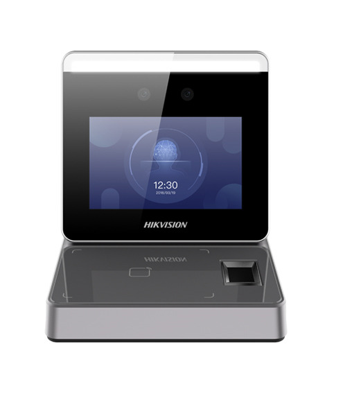 HIKVISION ACCESS CONTROL DS-K1F600U-D6E-F Estación registro facial y tarjetas Pantalla táctil 3,97" Doble lente gran angular 2MP