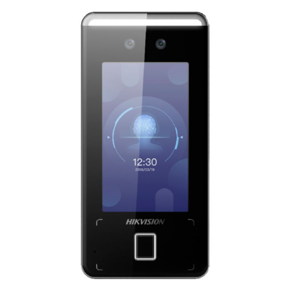 HIKVISION ACCESS CONTROL DS-K1T341CMFW Terminal accesos Reconocimiento Facial Huella Tarjeta Pantalla táctil 4,3" Cámara 2MP Hik
