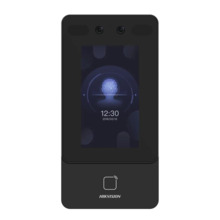 HIKVISION ACCESS CONTROL DS-K1T342EWX Terminal acceso reconocimiento facial LCD táctil 4.3" Lente gran angular 2MP lector tarjet