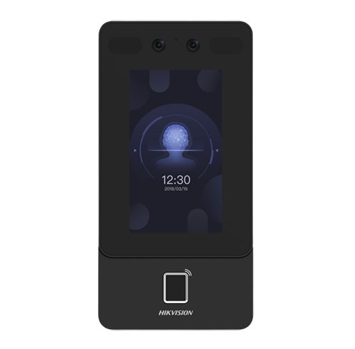 HIKVISION ACCESS CONTROL DS-K1T342MFWX Terminal de acceso Gran Angular 2MP Reconocimiento Facial Huella Dactilar Tarjeta Mifare (1)