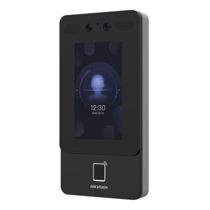 Comprar HIKVISION ACCESS CONTROL DS-K1T342MFWX Terminal de acceso Gran Angular 2MP Reconocimiento Facial Huella Dactilar Tarjeta Mifare LCD Value Hikvision