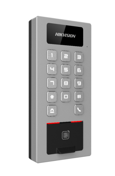 HIKVISION ACCESS CONTROL DS-K1T502DBFWX Terminal 2en1 Autónomo Exterior APP Hik-Connect. Control Acceso  tarjeta/teclado/huella (1)