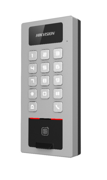 HIKVISION ACCESS CONTROL DS-K1T502DBFWX Terminal 2en1 Autónomo Exterior APP Hik-Connect. Control Acceso  tarjeta/teclado/huella (2)