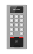 HIKVISION ACCESS CONTROL DS-K1T502DBFWX Terminal 2en1 Autónomo Exterior APP Hik-Connect. Control Acceso  tarjeta/teclado/huella