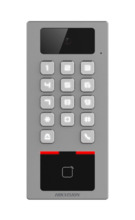 HIKVISION ACCESS CONTROL DS-K1T502DBWX-C Terminal 2en1 Autónomo Exterior. Cámara 2MP. Control Acceso tarjeta/teclado y Videoport