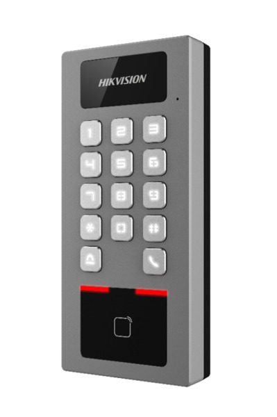 HIKVISION ACCESS CONTROL DS-K1T502DBWX Terminal 2en1 Autónomo Exterior APP Hik-Connect. Control Acceso tarjeta/teclado Audioport (2)