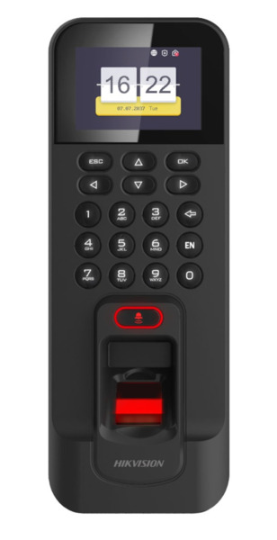 HIKVISION ACCESS CONTROL DS-K1T804BMF Terminal Control acceso/presencia con pantalla y teclado. Lector Huellas Proximidad Tarjet (1)