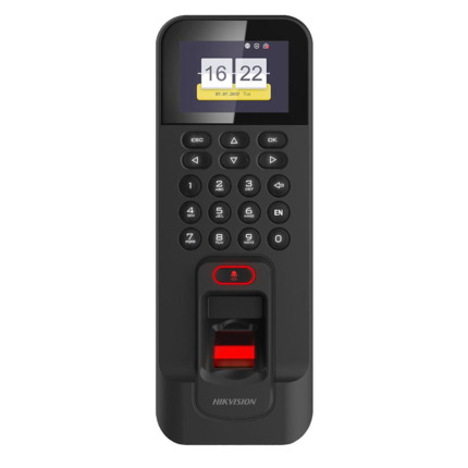 Comprar HIKVISION ACCESS CONTROL DS-K1T804BMF Terminal Control acceso/presencia con pantalla y teclado. Lector Huellas Proximidad Tarjeta Mifare Hikvision