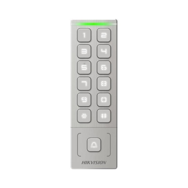 HIKVISION ACCESS CONTROL DS-K1T809MWX Terminal de Accesos Slim Compacto para tarjetas M1 y teclado WiFi