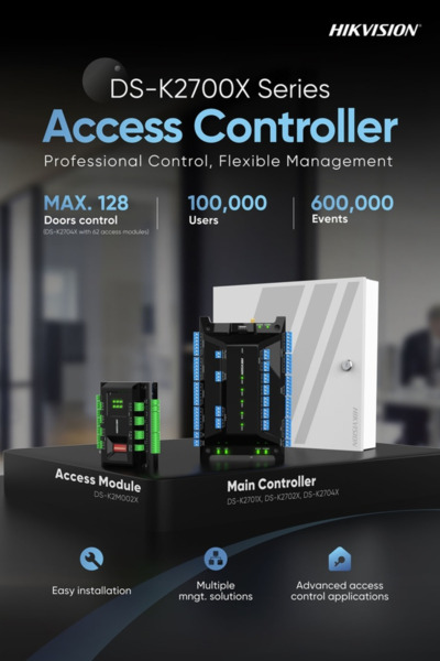 HIKVISION ACCESS CONTROL DS-K2702WX-E1(P) Controladora de accesos para 2 puertas WIFI PoE (2)