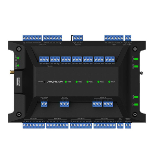 HIKVISION ACCESS CONTROL DS-K2702WX-E1(P) Controladora de accesos para 2 puertas WIFI PoE
