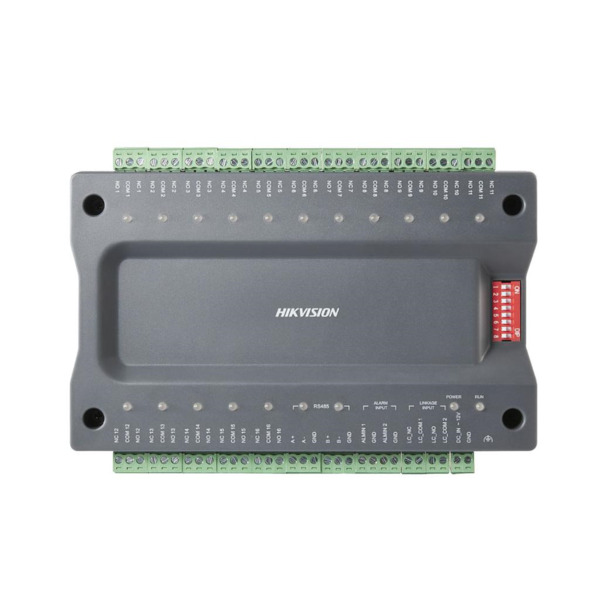 HIKVISION ACCESS CONTROL DS-K2M0016A Distribuidor esclavo para control de ascensores compatible con controlador maestro DS-K2210