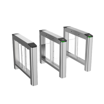 Comprar HIKVISION ACCESS CONTROL DS-K3B220X-L/M-Dp65 Barreras/tornos oscilantes 4 pares de detectores LED paso Izquierda M1 Vidrio Acrílico 650mm Hikvision