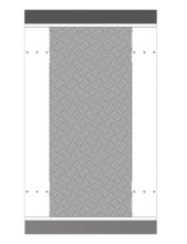 HIKVISION ACCESS CONTROL DS-K3G501-BASE550-F Base para tornos Aluminio 850mm Hikvision