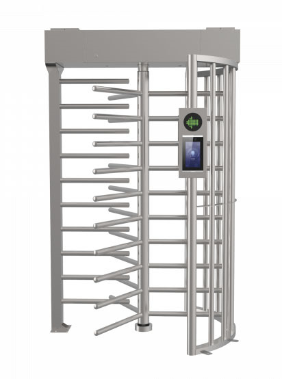 HIKVISION ACCESS CONTROL DS-K3H4410-120/Pg-Dm60 Barrera Torniquete de altura completa para exterior Orificio instalación FRT Ace