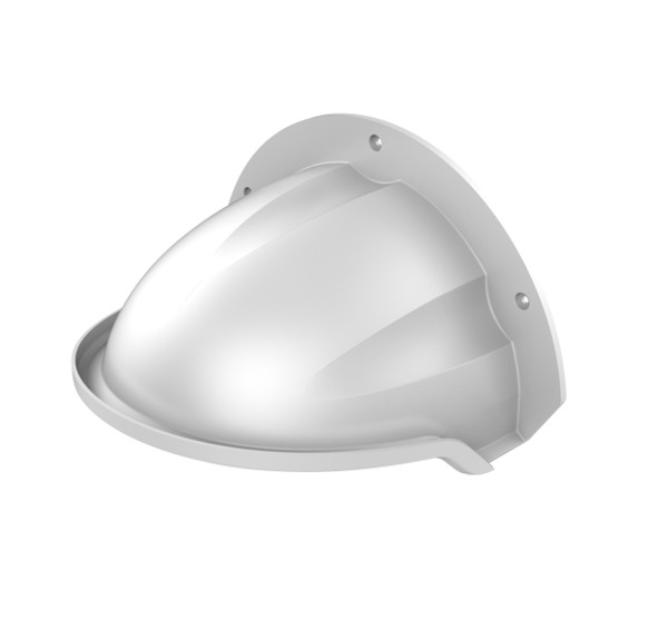 HIKVISION ACCESSORIES DS-1250ZJ Visera protectora Hikvision de lluvia y Sol para cámaras Domo (1)