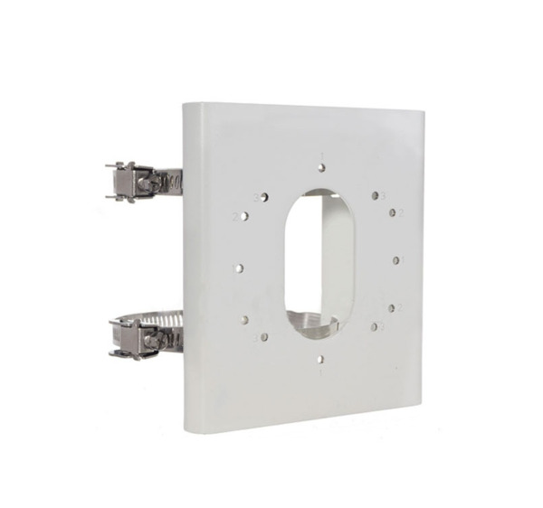 HIKVISION ACCESSORIES DS-1275ZJ-S-SUS Mini Soporte de poste de Acero Inoxidable para Cámaras Hikvision (1)