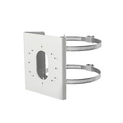 HIKVISION ACCESSORIES DS-1275ZJ-S-SUS Mini Soporte de poste de Acero Inoxidable para Cámaras Hikvision