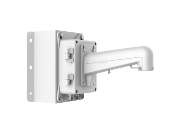 HIKVISION ACCESSORIES DS-1602ZJ-box-corner Soporte Caja de conexiones Hikvision de montaje en esquina para domos Aluminio