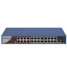 HIKVISION ACCESSORIES DS-3E0326P-E/M(B) Switch Hikvision 24 puertos PoE 10/100M RJ45, 1 puerto Gigabit RJ45, 1 puerto Gigabit SF