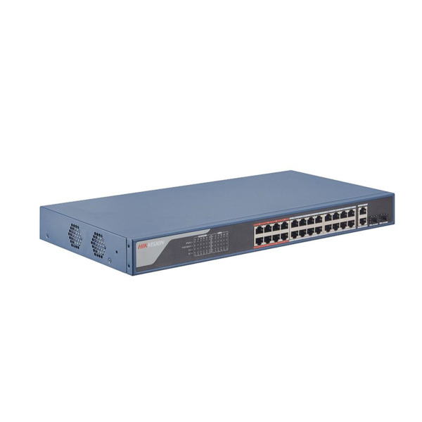 HIKVISION ACCESSORIES DS-3E1326P-EI Switch POE inteligente Fast Ethernet 24 puertos Hikvision