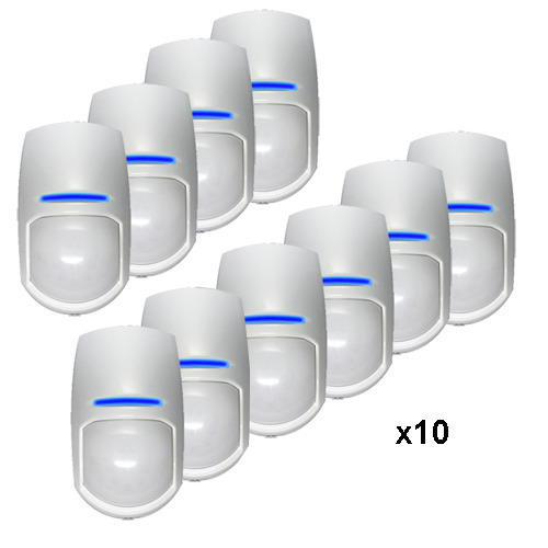 HIKVISION ALARMS 10xKX15DT Pack de 10 detectores PIR Pyronix KX15DT Grado 2
