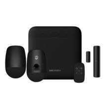 HIKVISION ALARMS AXPRO-64-CAM-PIR-M-R-BLACK Kit AXPRO 868MHz 64 zonas Hikvision Panel + PIRCAM + PIR + Mando + Contacto (Color N