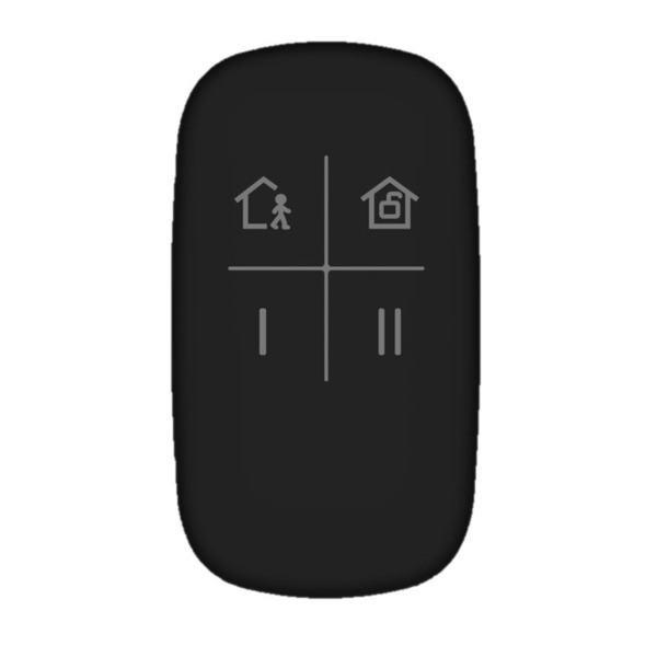 HIKVISION ALARMS DS-PKF1-WE(Black) Mando a distancia sistema AXPRO 868 MHz Color negro