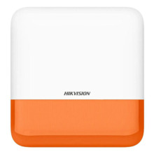 HIKVISION ALARMS DS-PS1-E-WE(Amber Indicator) Sirena inalámbrica de exterior compatible 868 Mhz Hikvision AXPRO Indicador Ámbar