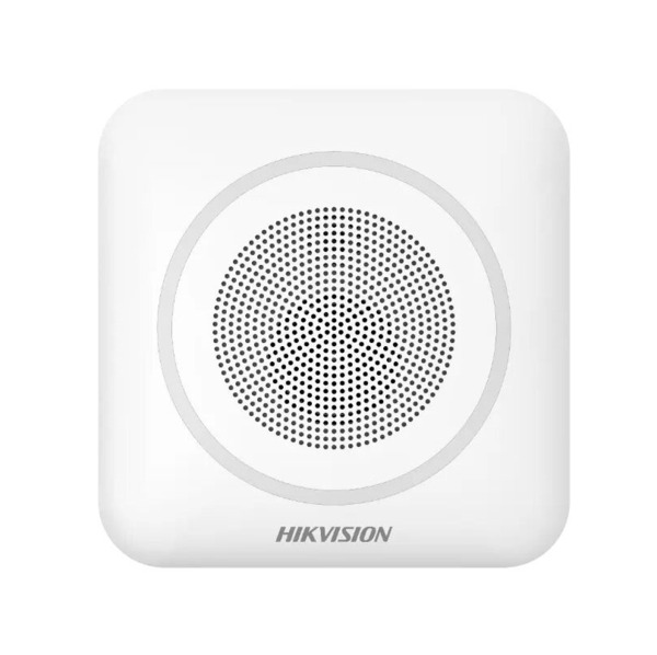 HIKVISION ALARMS DS-PS1-II-WE/Blue@ Sirena inalámbrica interior audio bidireccional 868 MHz LED Sonido 110 dB Batería larga dura