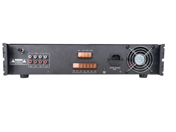 HIKVISION AUDIO DS-QAE0A120G1-VB6 Amplificador analógico de 6 zonas y 120 W (1)