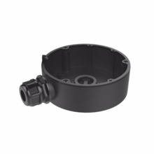 HIKVISION BASIC DS-1280ZJ-DM18_BLCK Base para instalación de superficie para mini-domo. Color negro. Medidas: Φ111mm