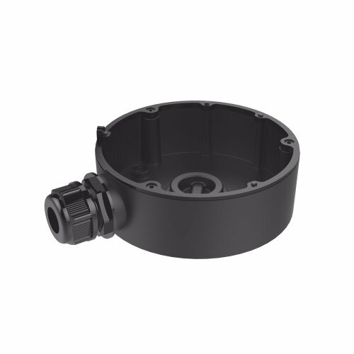 HIKVISION BASIC DS-1280ZJ-DM18_BLCK Base para instalación de superficie para mini-domo. Color negro. Medidas: Φ111mm