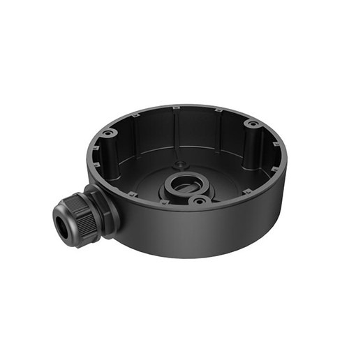 HIKVISION BASIC DS-1280ZJ-DM8 BK Base para instalación de superficie para cámaras bullet o minidomo en color negro.