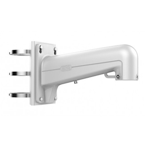 HIKVISION BASIC DS-1602ZJ-POLE Soporte de pared + accesorio de poste para domos exterior. Color Blanco