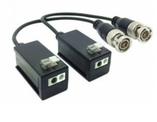 HIKVISION BASIC DS-1H18S/E Transceptor pasivo por par trenzado 1ch TVI, pack 2 unidades, balum transm sin extensor cable + balum