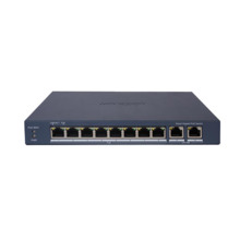 HIKVISION BASIC DS-3E1510P-EIV2 Switch PoE de 8 puertos de cobre 10/100/1000 (8 puertos PoE+ at/af extendido 300m) + 2 cobre Gig