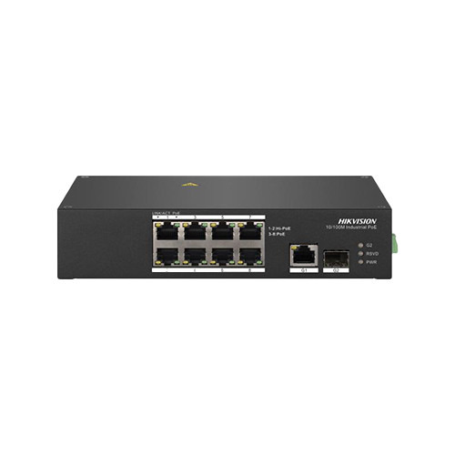 HIKVISION BASIC DS-3T0310HP_NOPWUNIT Switch 8 puertos PoE+(HiPoE) cobre 10/100 + 2 cobre GB. Hi-PoE 60W(1), PoE+ 30W(2-8) Max 11