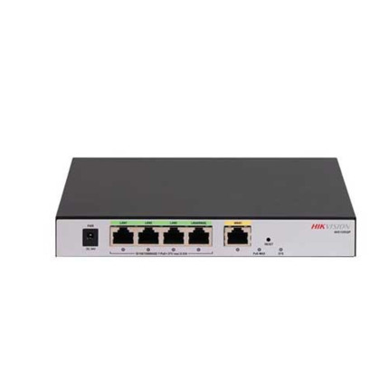 Comprar DS-3WG105GP-SI Router de 5 puertos Gigabit (4 PoE 802.11af/at Max 60W) + 1 puerto WAN Gigabit. Unidad de gestión de red Wifi 5 compatible con AP serie DS-3WAPxxx-SI.