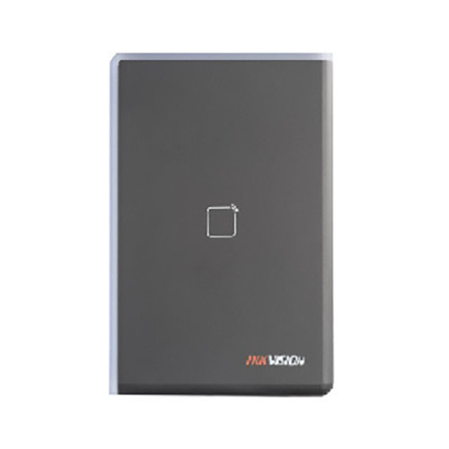 HIKVISION BASIC DS-K1108AE Lector de tarjetas EM 125KHz IP 65, comunica vía RS485 o Wiegand (26/34)