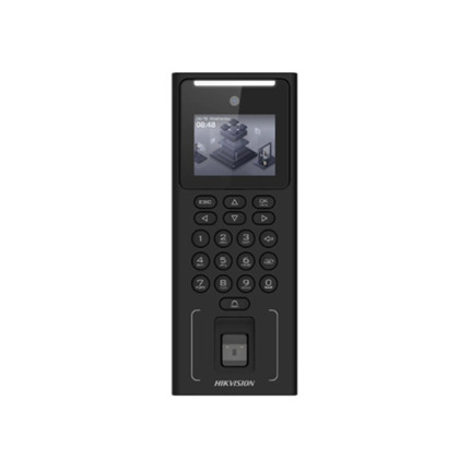 Comprar DS-K1T321EFWX Terminal autónomo de control de accesos y de presencia con lector biométrico, facial y de proximidad EM, pantalla y teclado